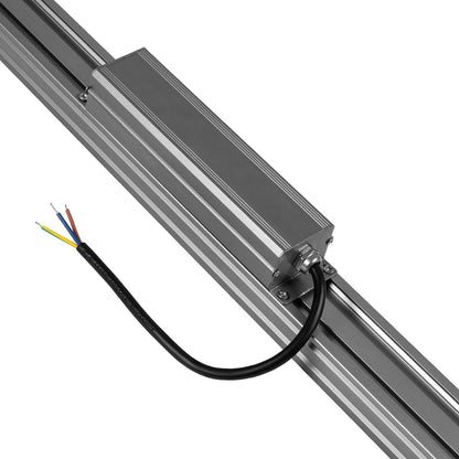 WASHERLUMA GLB-103-0033 LED Wall Washer Light Bar 36W 3240lm 30° AC 220-240V Waterproof IP65 Warm White 2700K - Sanan SMD Chip - Matte Charcoal Grey - L100 x W4 x H6.5