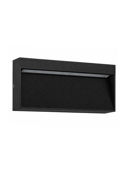 STEPINI GLB-103-0036 LED Stair/Hallway Light 9W 810lm 45° AC 220-240V Waterproof IP65 Warm White 2700K - Sanan SMD Chip - Matte Black - L20 x W3 x H9