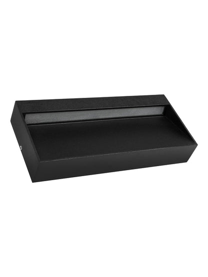 STEPINI GLB-103-0036 LED Stair/Hallway Light 9W 810lm 45° AC 220-240V Waterproof IP65 Warm White 2700K - Sanan SMD Chip - Matte Black - L20 x W3 x H9
