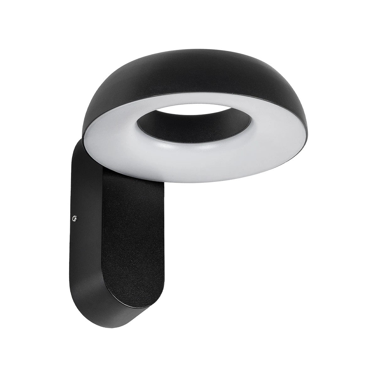 LINEART GLB-103-0037 LED Wall Light / Sconce 12W 1080lm 120° AC 220-240V Waterproof IP65 Warm White 2700K - Sanan SMD Chip - Matte Black - L16 x W20 x H15