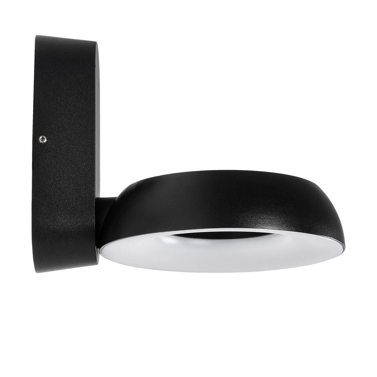 LINEART GLB-103-0037 LED Wall Light / Sconce 12W 1080lm 120° AC 220-240V Waterproof IP65 Warm White 2700K - Sanan SMD Chip - Matte Black - L16 x W20 x H15