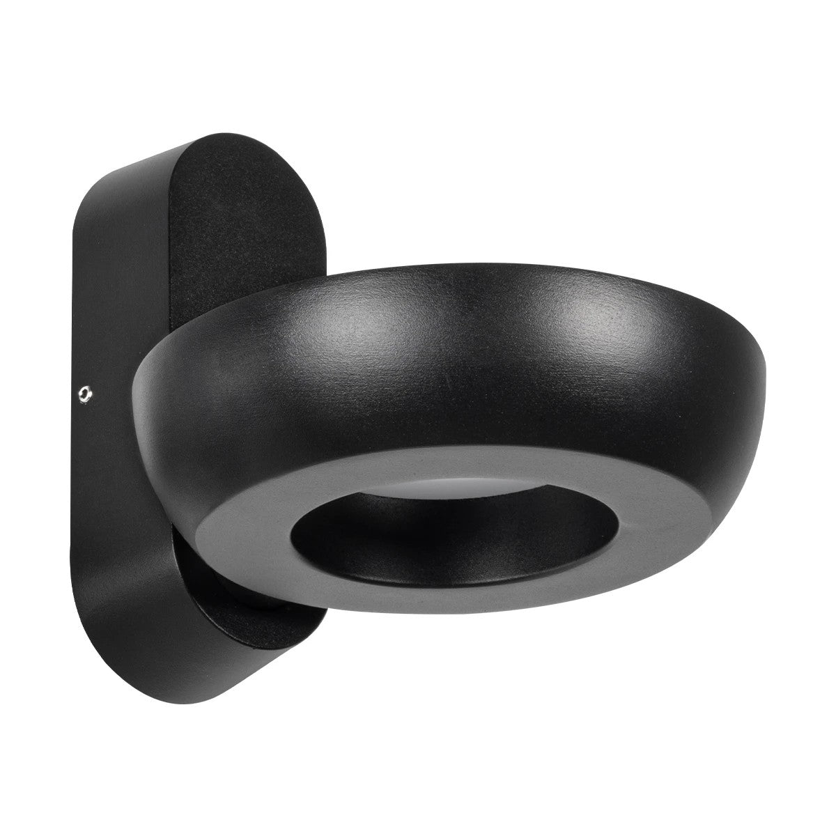 LINEART GLB-103-0037 LED Wall Light / Sconce 12W 1080lm 120° AC 220-240V Waterproof IP65 Warm White 2700K - Sanan SMD Chip - Matte Black - L16 x W20 x H15
