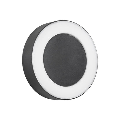 LINEART GLB-103-0038 LED Wall Light / Sconce 18W 1620lm 120° AC 220-240V Waterproof IP65 Warm White 2700K - Sanan SMD Chip - Matte Black - L20 x W4.5 x H20