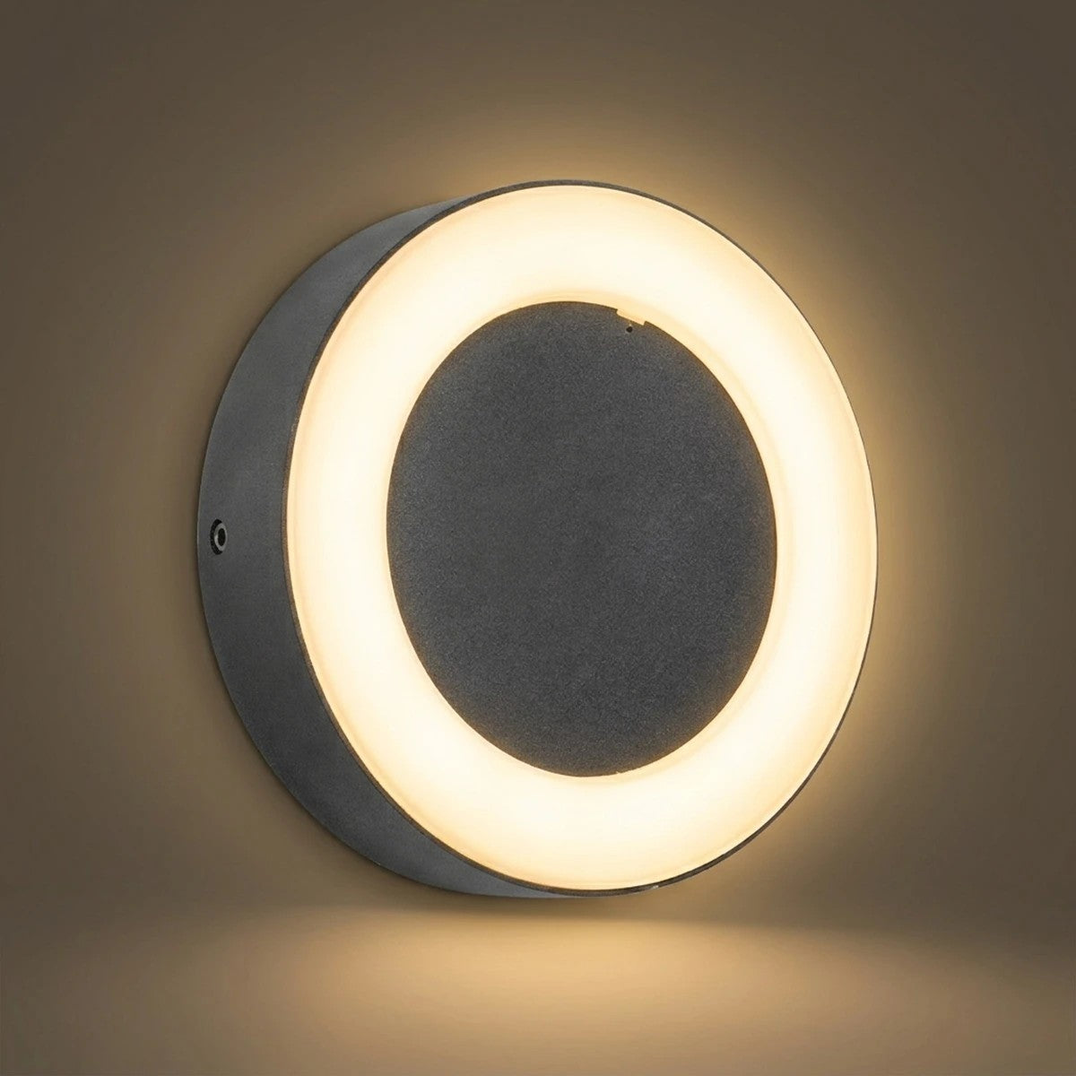 LINEART GLB-103-0038 LED Wall Light / Sconce 18W 1620lm 120° AC 220-240V Waterproof IP65 Warm White 2700K - Sanan SMD Chip - Matte Black - L20 x W4.5 x H20