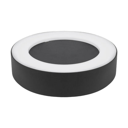 LINEART GLB-103-0038 LED Wall Light / Sconce 18W 1620lm 120° AC 220-240V Waterproof IP65 Warm White 2700K - Sanan SMD Chip - Matte Black - L20 x W4.5 x H20