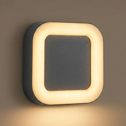 LINEART GLB-103-0039 LED Wall Light / Sconce 18W 1620lm 120° AC 220-240V Waterproof IP65 Warm White 2700K - Sanan SMD Chip - Matte Black - L20 x W4.5 x H20