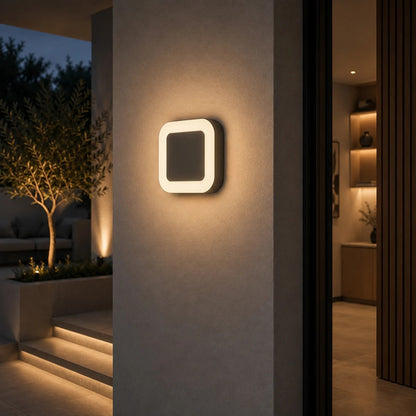 LINEART GLB-103-0039 LED Wall Light / Sconce 18W 1620lm 120° AC 220-240V Waterproof IP65 Warm White 2700K - Sanan SMD Chip - Matte Black - L20 x W4.5 x H20
