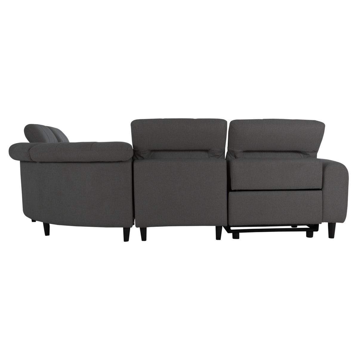 ΓΩΝΙΑΚΟΣ ΚΑΝΑΠΕΣ ΜΕ RECLINE ORACLE ΓΚΡΙ ΥΦΑΣΜΑ 260x260x94
