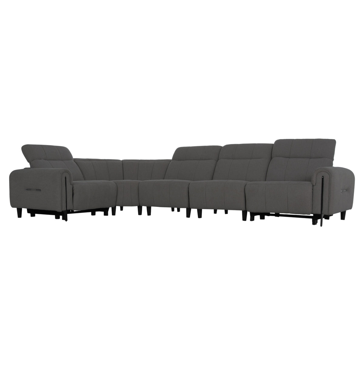 ΓΩΝΙΑΚΟΣ ΚΑΝΑΠΕΣ ΜΕ RECLINE ORACLE ΓΚΡΙ ΥΦΑΣΜΑ 260x260x94