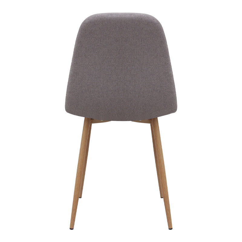 Καρέκλα Τραπεζαρίας Iris Μπεζ Ύφασμα - Μεταλλικό Φυσικό Πόδι 43x50x85