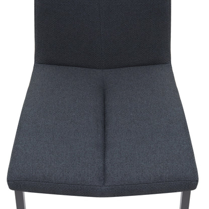 Καρέκλα Τραπεζαρίας Fina Ανθρακί Ύφασμα - Μεταλλικό Μαύρο Πόδι 43x58x95