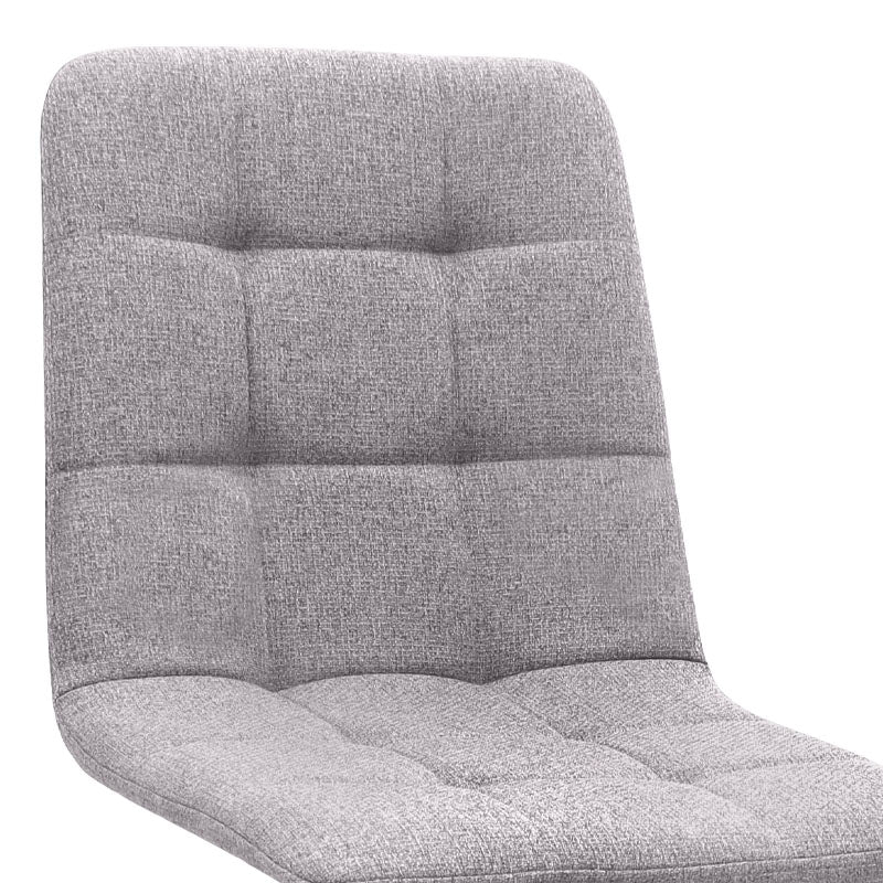 Καρέκλα Τραπεζαρίας Bianca Μπεζ Ύφασμα - Μεταλλικό Μαύρο Πόδι 43x56x84