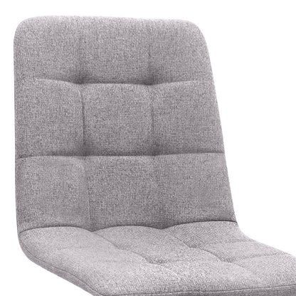 Καρέκλα Τραπεζαρίας Bianca Μπεζ Ύφασμα - Μεταλλικό Μαύρο Πόδι 43x56x84