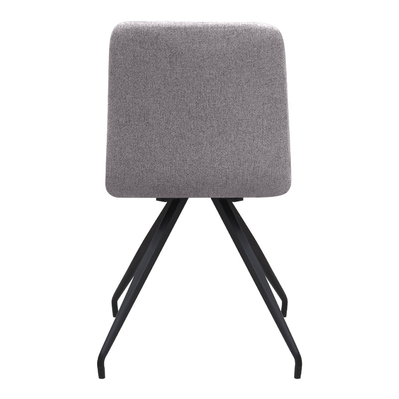 Καρέκλα Τραπεζαρίας Bianca Μπεζ Ύφασμα - Μεταλλικό Μαύρο Πόδι 43x56x84