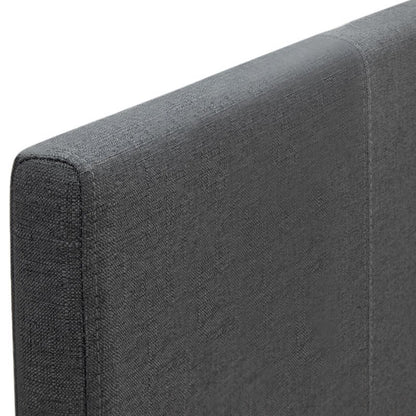 Κρεβάτι Flat Υφασμάτινο Χρώμα Ανθρακί 120x200εκ