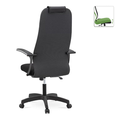 Καρέκλα Γραφείου Darkness Με Διπλό Ύφασμα Mesh Γκρι - Μαύρο 66,5X70X123/133