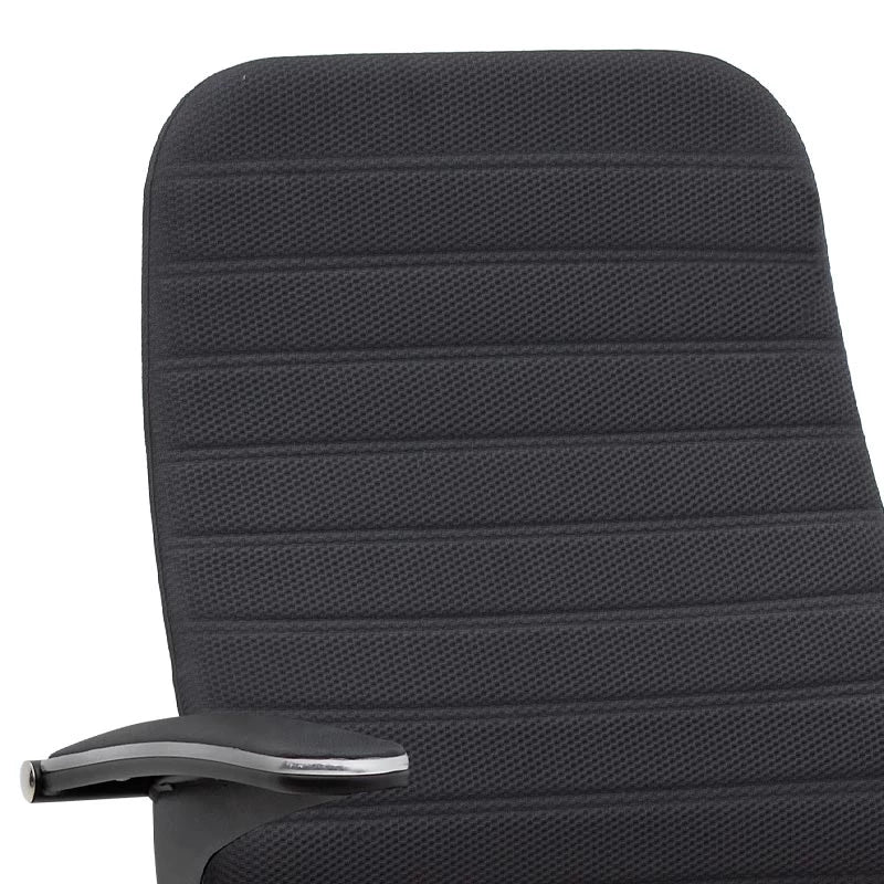 Καρέκλα Γραφείου Melani Με Διπλό Ύφασμα Mesh Χρώμα Μαύρο 66,5X70X102/112