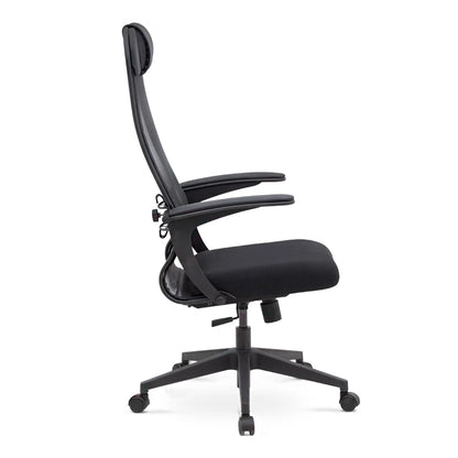 Καρέκλα Γραφείου Εργονομική Antonio με Ύφασμα Mesh Μαύρο - Γκρι 66,5X70X111,8/133