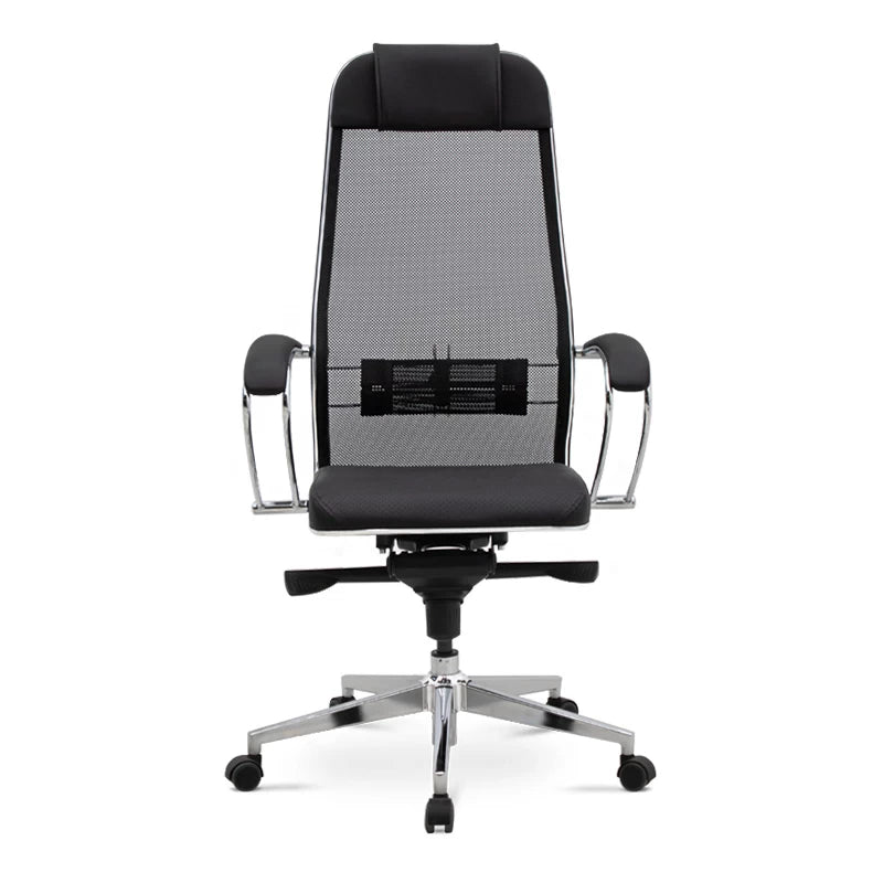 Καρέκλα Γραφείου Εργονομική Samurai-1 με Ύφασμα Mesh σε Μαύρο 70X70X124/134