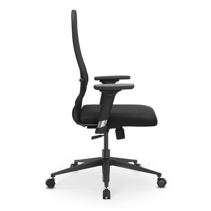 Καρέκλα Γραφείου B2-8D Εργονομική Με Ύφασμα Mesh Χρώμα Μαύρο 68X70X103,5/117,5