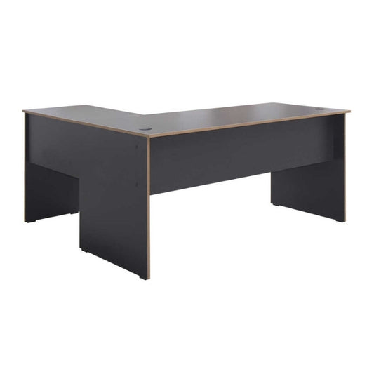Γραφείο Διευθυντικό Rio Γωνιακό Αναστρέψιμο Χρώμα Ανθρακί 160x144x75