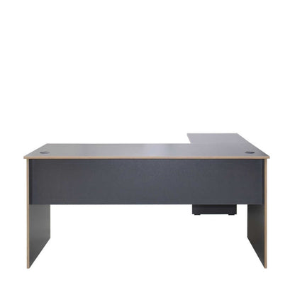 Γραφείο Διευθυντικό Rio Γωνιακό Αναστρέψιμο Χρώμα Ανθρακί 160x144x75