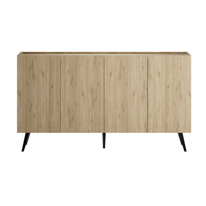 Μπουφές Luna Χρώμα Oak 180x43x100