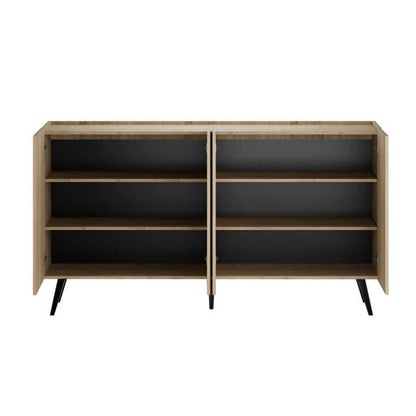 Μπουφές Luna Χρώμα Oak 180x43x100