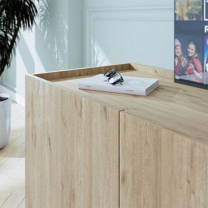 Έπιπλο Τηλεόρασης Luna Χρώμα Florida Oak 180x41x62