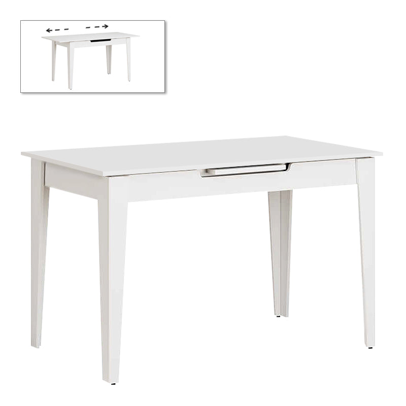 Τραπέζι Trendline Επεκτεινόμενο Χρώμα Λευκό 120/150x70x75