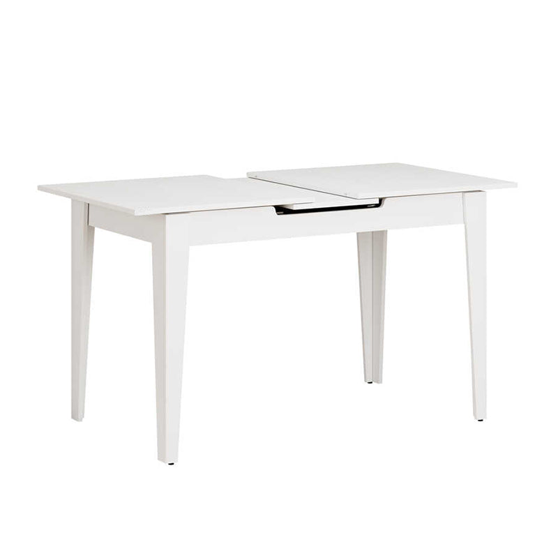 Τραπέζι Trendline Επεκτεινόμενο Χρώμα Λευκό 120/150x70x75