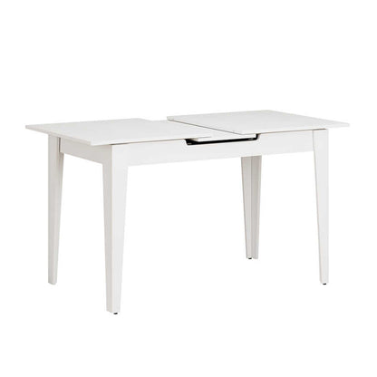 Τραπέζι Trendline Επεκτεινόμενο Χρώμα Λευκό 120/150x70x75