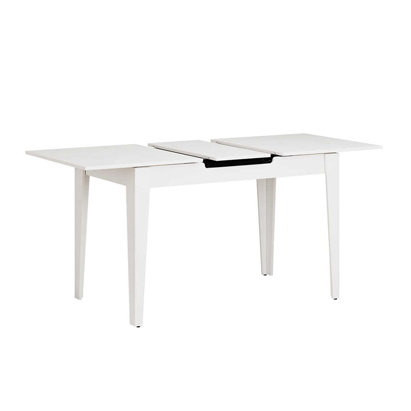 Τραπέζι Trendline Επεκτεινόμενο Χρώμα Λευκό 120/150x70x75