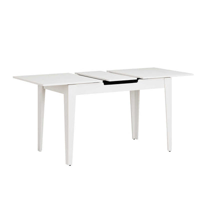 Τραπέζι Trendline Επεκτεινόμενο Χρώμα Λευκό 120/150x70x75