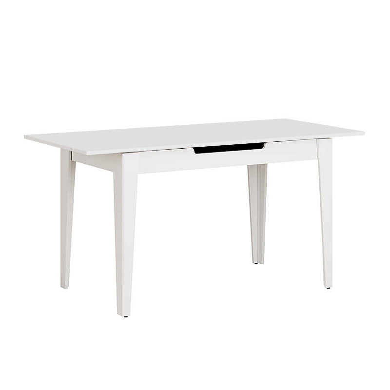 Τραπέζι Trendline Επεκτεινόμενο Χρώμα Λευκό 120/150x70x75