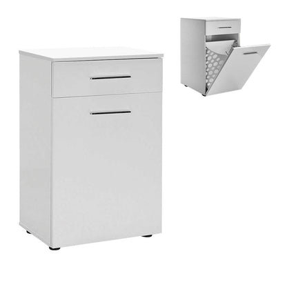 Ντουλάπι - Καλάθι Απλύτων Diamond Χρώμα Λευκό Gloss 52x38x83