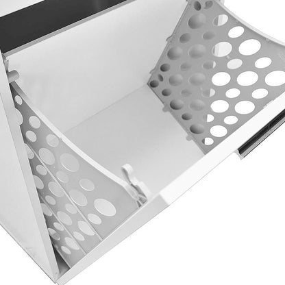 Ντουλάπι - Καλάθι Απλύτων Diamond Χρώμα Λευκό Gloss 52x38x83