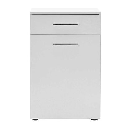 Ντουλάπι - Καλάθι Απλύτων Diamond Χρώμα Λευκό Gloss 52x38x83