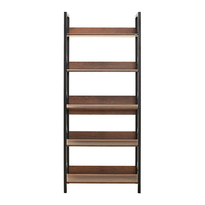 Βιβλιοθήκη Connect Χρώμα Καρυδί 73x35x172