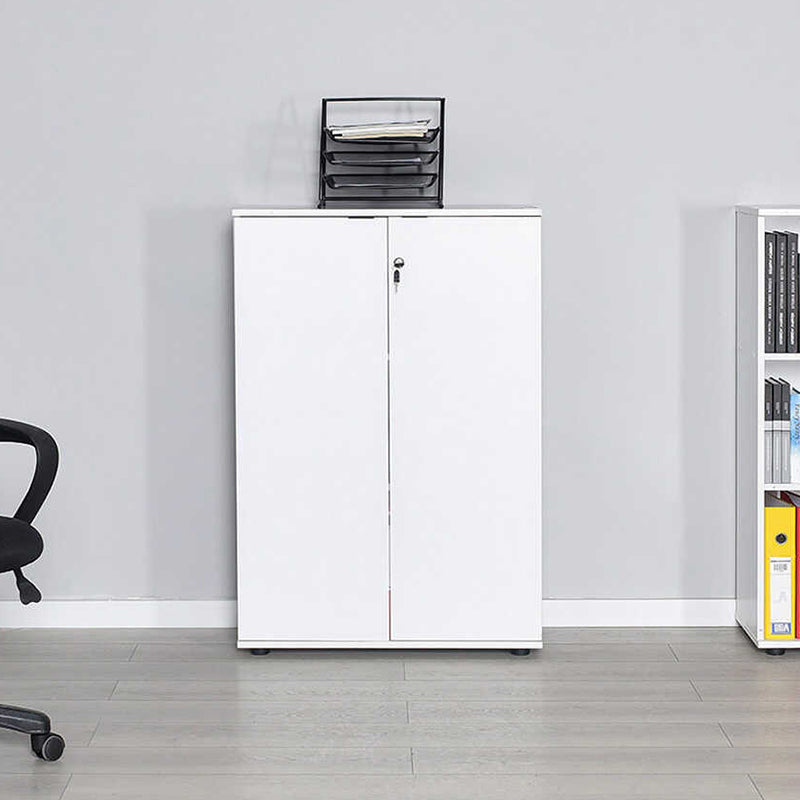 Ντουλάπι Γραφείου Rio με Κλειδαριά Χρώμα Λευκό 72x34x109