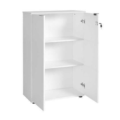 Ντουλάπι Γραφείου Rio με Κλειδαριά Χρώμα Λευκό 72x34x109