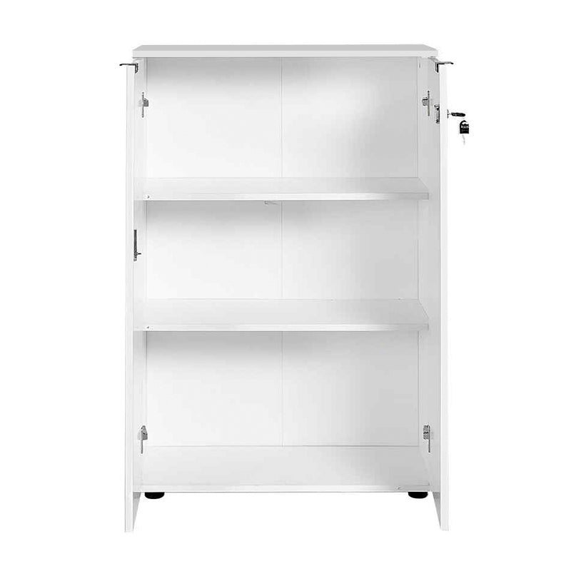 Ντουλάπι Γραφείου Rio με Κλειδαριά Χρώμα Λευκό 72x34x109