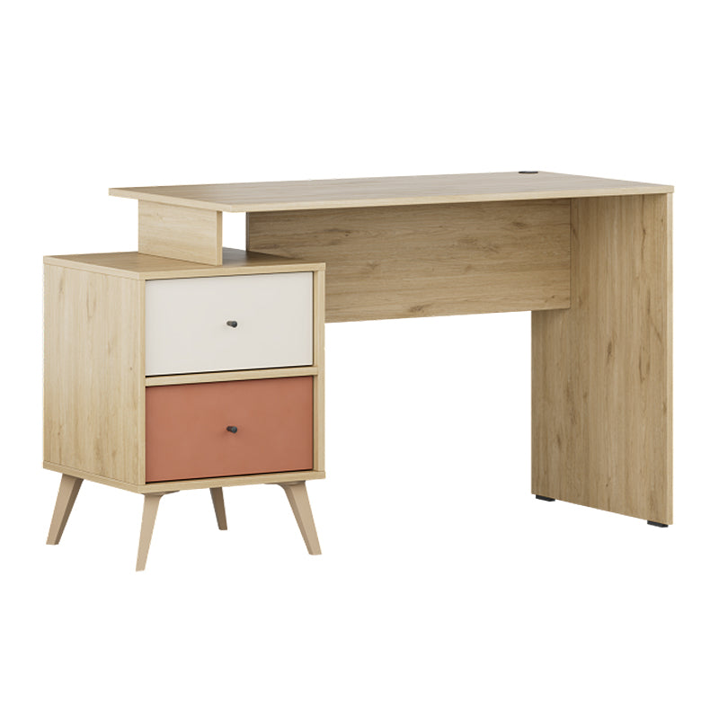 Γραφείο Εργασίας Terra Χρώμα Florida Oak 129x55x75