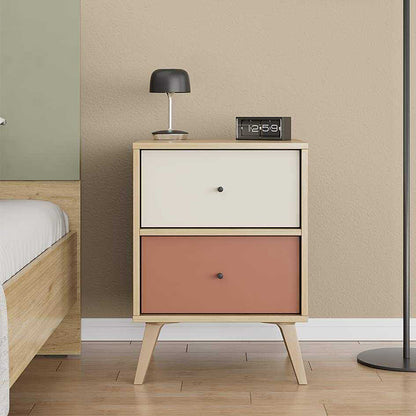 Κομοδίνο Terra Χρώμα Florida Oak 44x44x61