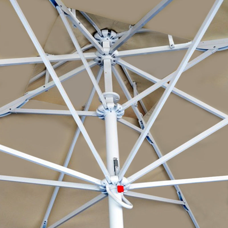 Ομπρέλα Επαγγελματική Juno Τηλεσκοπική Αλουμινίου Χρώμα Εκρού 4x4M