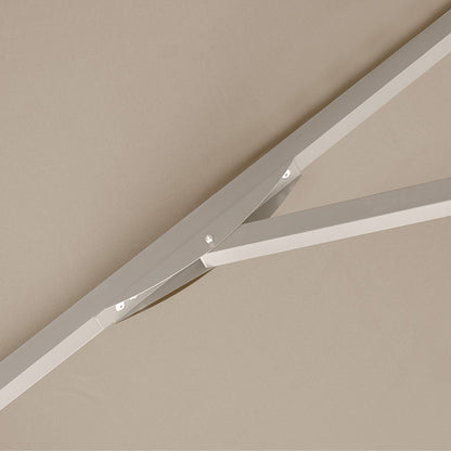 Ομπρέλα Επαγγελματική Juno Τηλεσκοπική Αλουμινίου Χρώμα Εκρού 4x4M