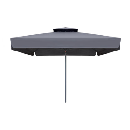 Ομπρέλα Επαγγελματική Juno Τηλεσκοπική Αλουμινίου Χρώμα Ανθρακί 3,5x3,5m