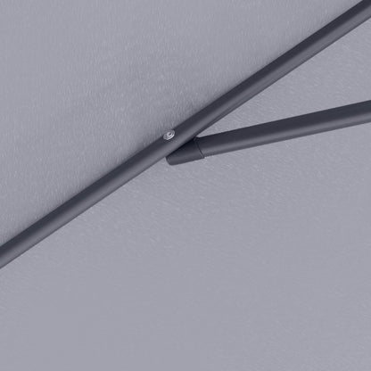 Ομπρέλα Κήπου Capri Αλουμινίου Χρώμα Ανθρακί Ø3m