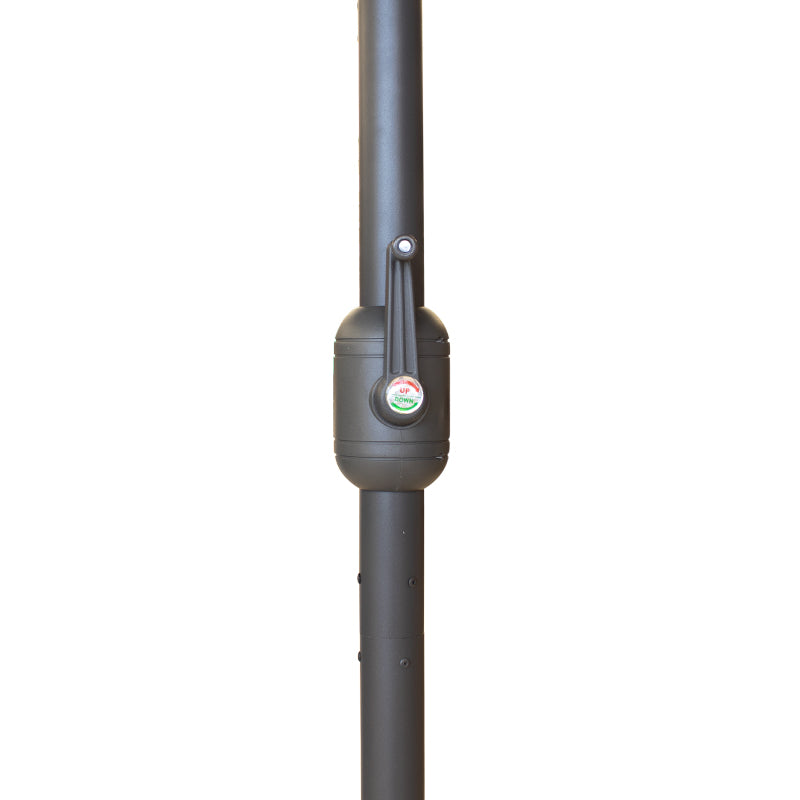 Ομπρέλα Κήπου Capri Αλουμινίου Χρώμα Ανθρακί Ø3m