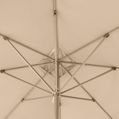 Ομπρέλα Κήπου Dylan Αλουμινίου Χρώμα Εκρού 3x3m